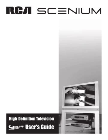 rca scenium chanel selection|RCA scenium manual .